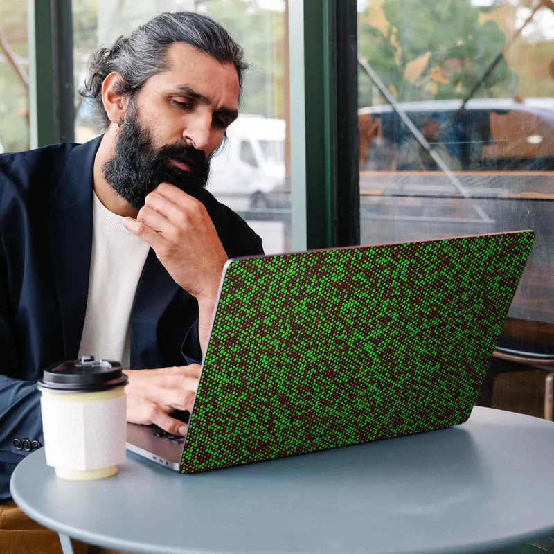 Matrix Design - Green 2 Laptop Skins - Image 2