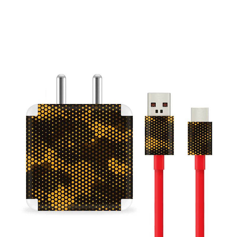Matrix Design - Orange 1 Charger Skin - Image 2