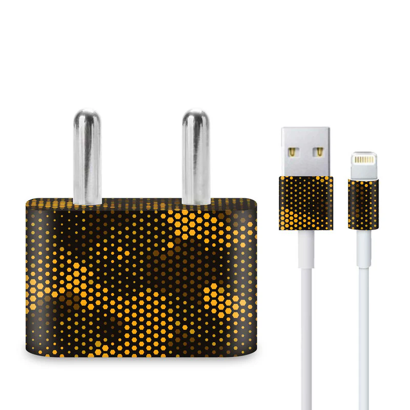 Matrix Design - Orange 1 Charger Skin - Image 3