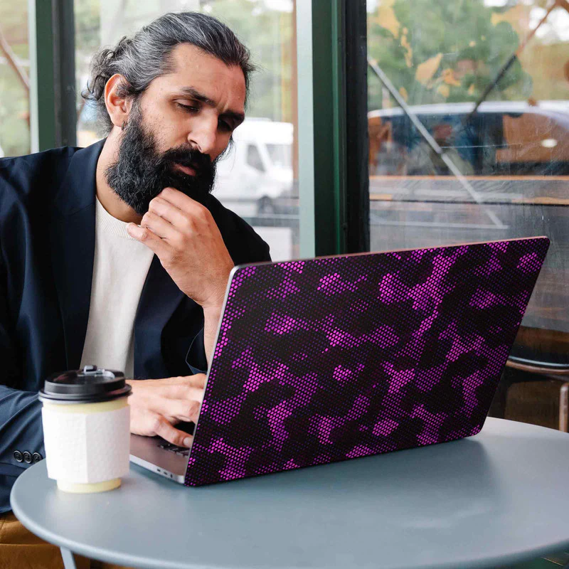 Matrix Design - Pink 1 Laptop Skins - Image 2
