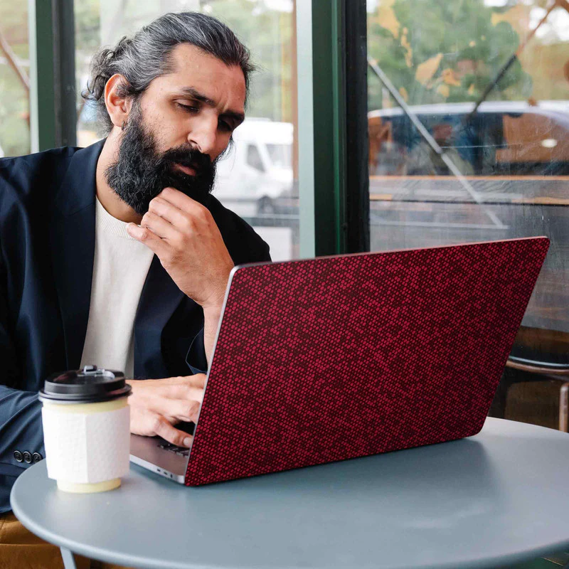 Matrix Design - Red 2 Laptop Skins - Image 2