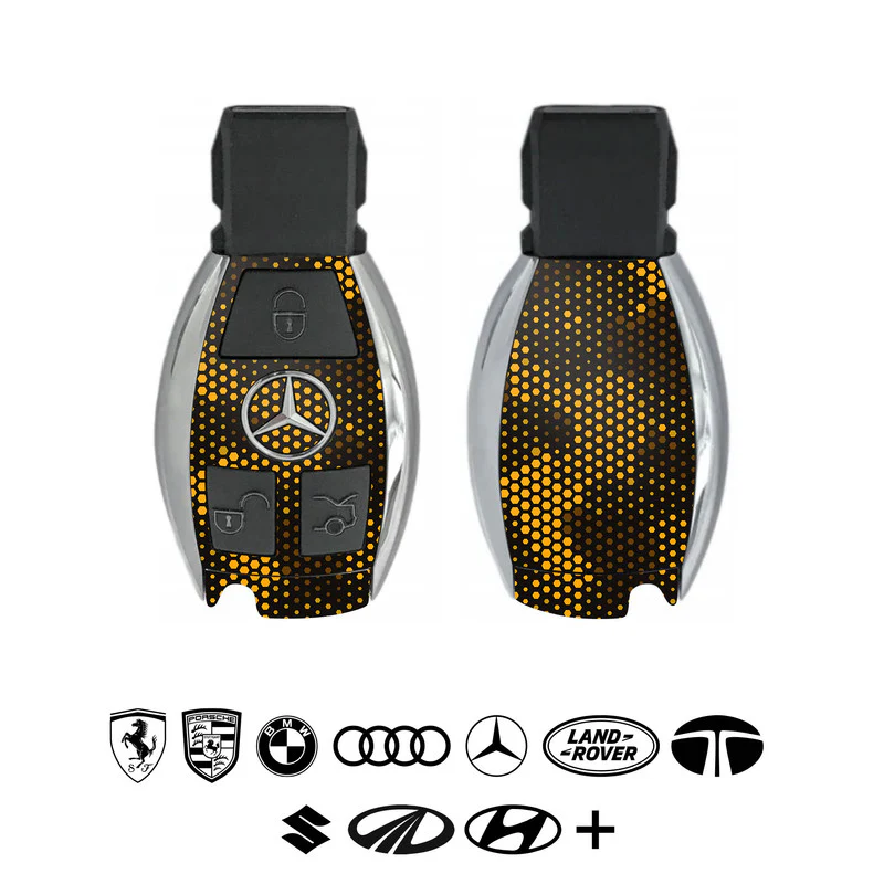 Matrix Design - Yellow Car Key Skins - Image 2