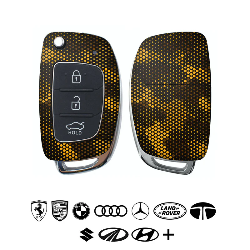 Matrix Design - Yellow Car Key Skins - Image 3
