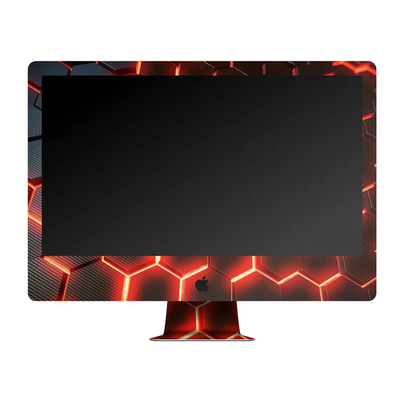 Matrix Orange Skin For Apple iMac