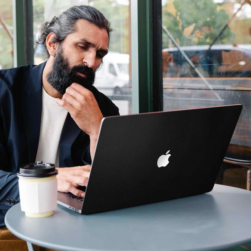 Matte Black MacBook Skins - Image 3