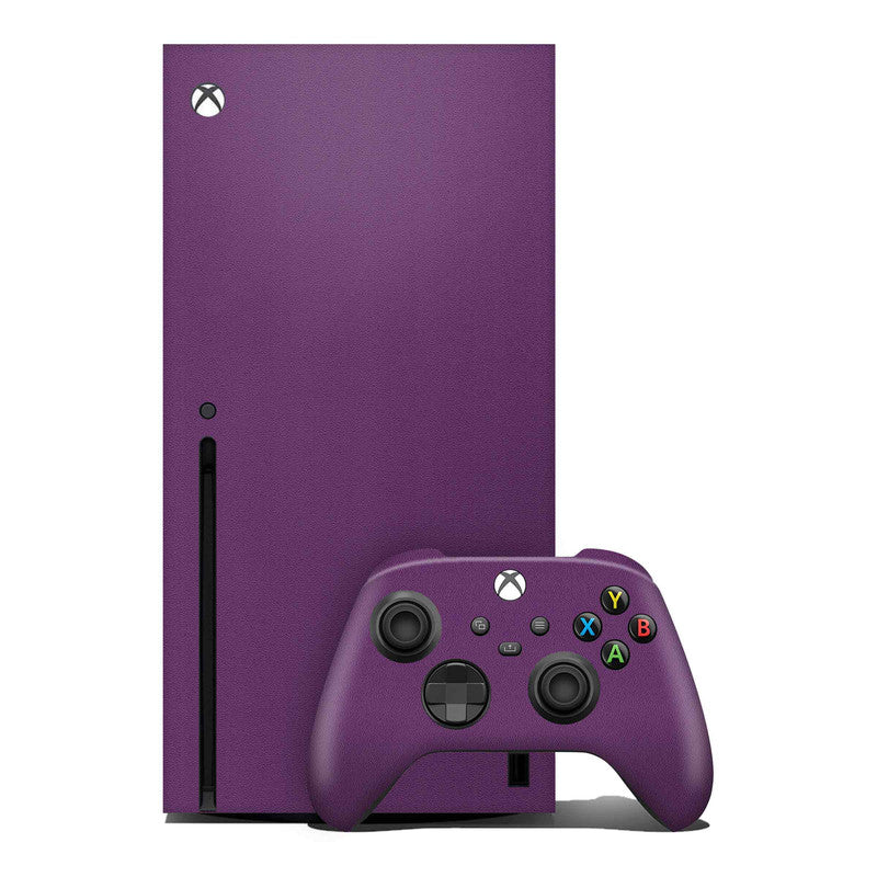 Matte Purple Xbox Skin