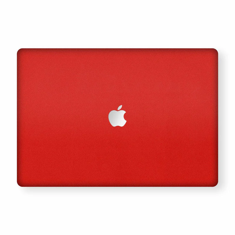 Matte Red MacBook Skins