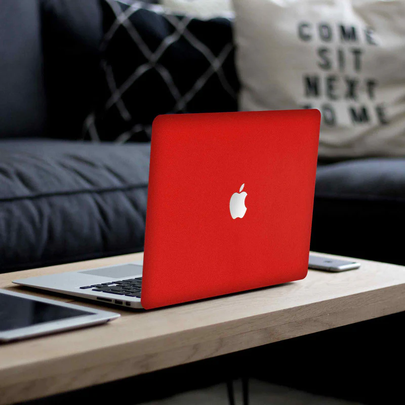 Matte Red MacBook Skins - Image 4