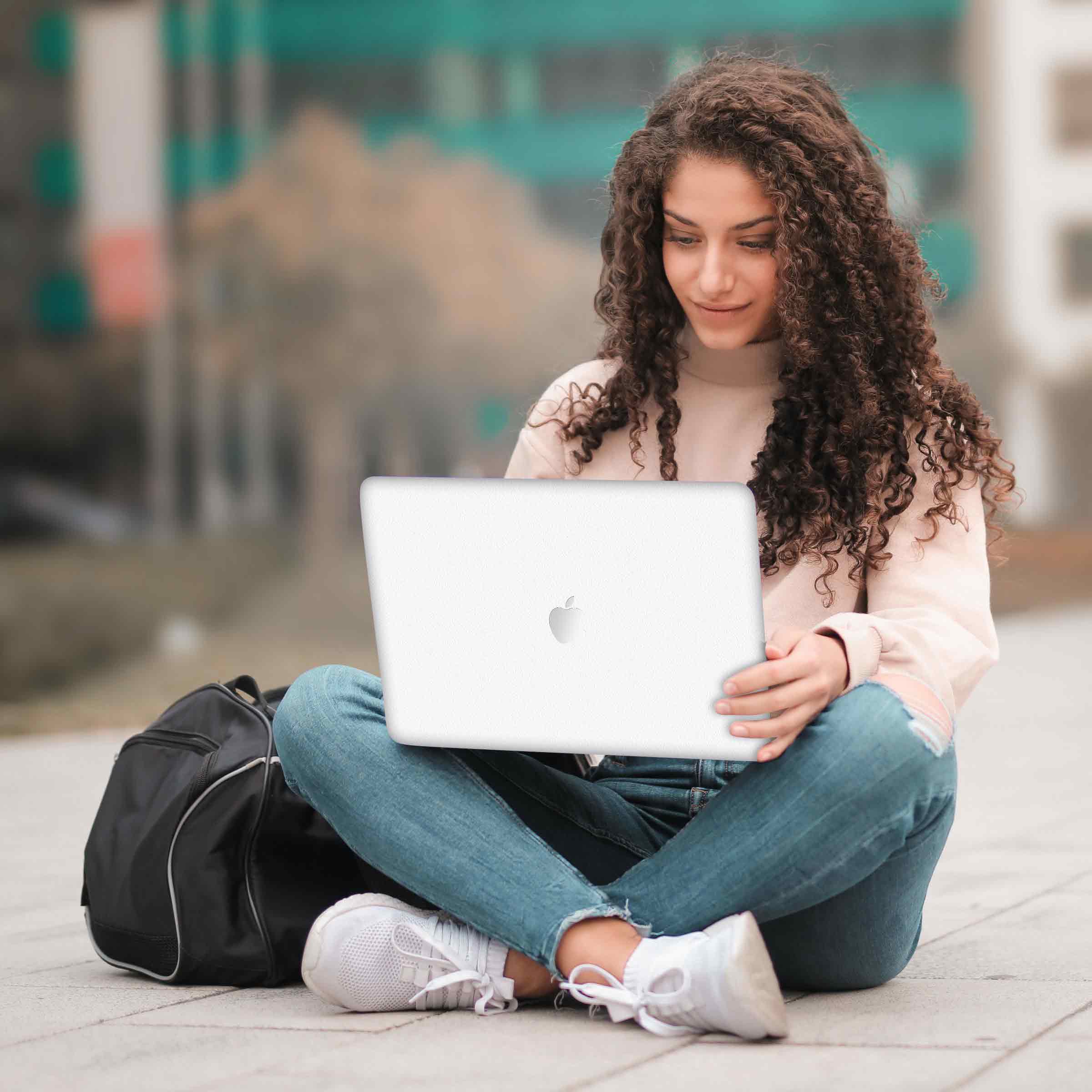 Matte White Laptop Skins - Image 3