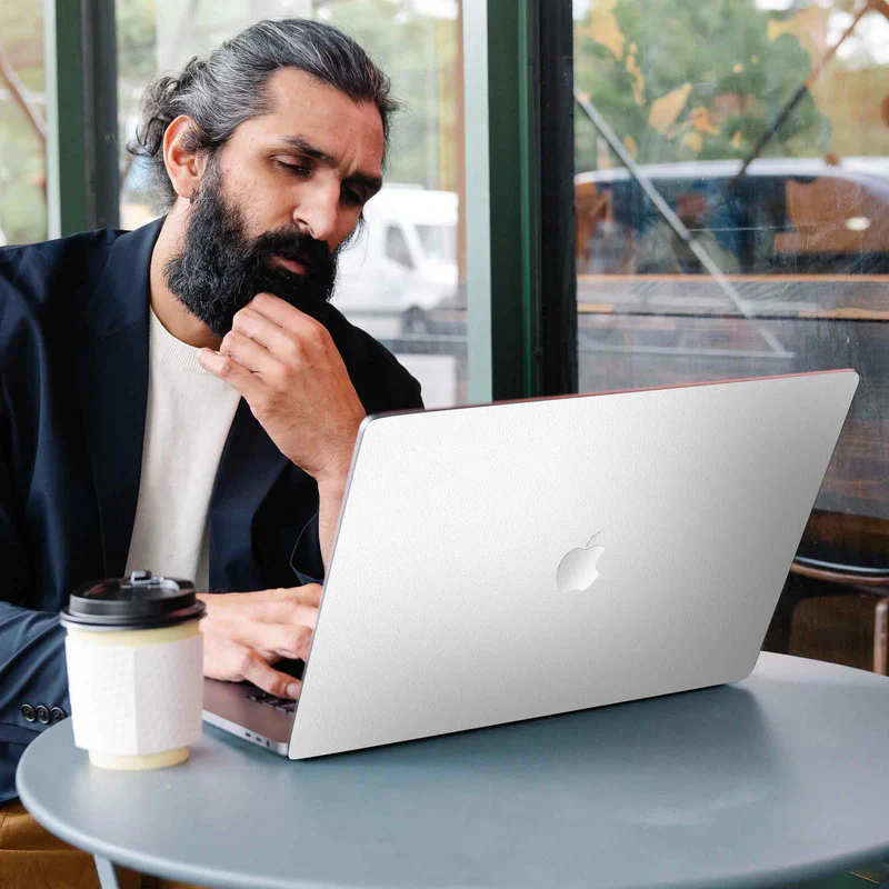 Matte White MacBook Skins - Image 3