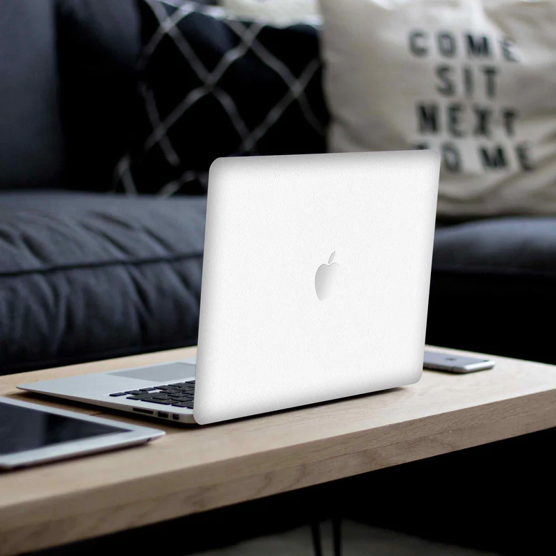 Matte White MacBook Skins - Image 4