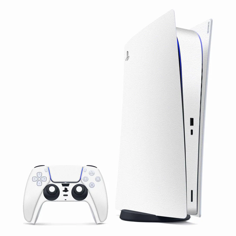 Matte White PlayStation Skin