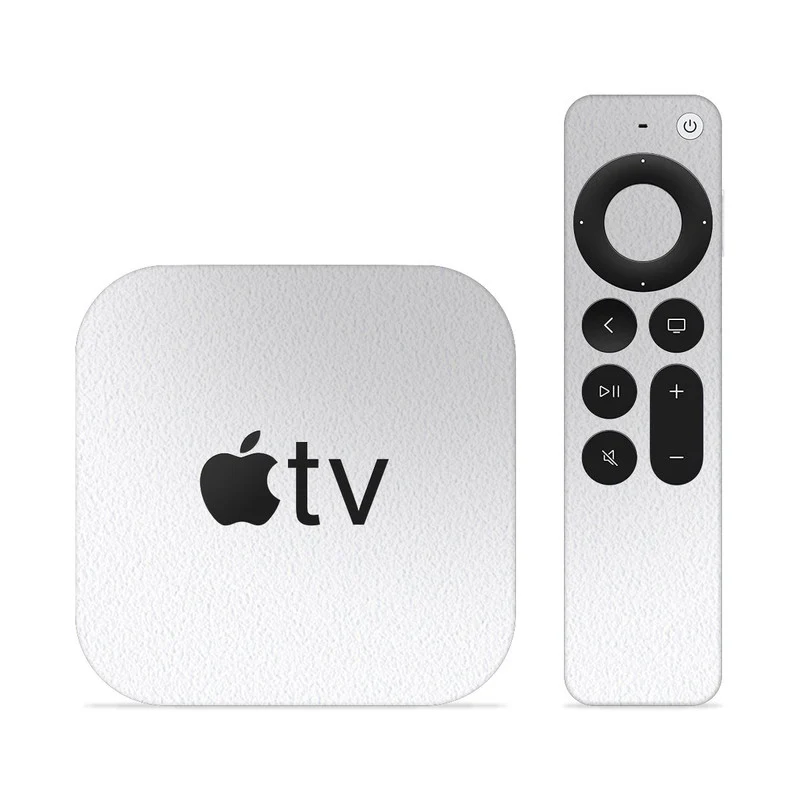 Matte White Skin For Apple TV
