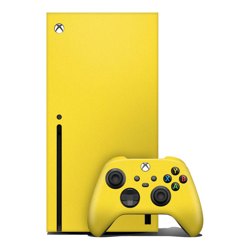 Matte Yellow Xbox Skin