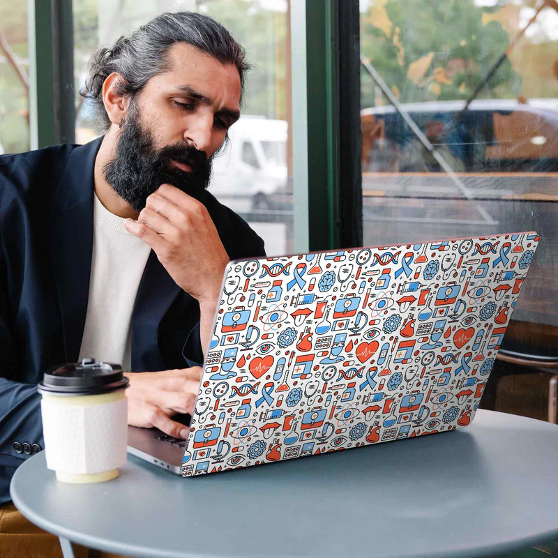 Med Icon Laptop Skin - Image 2