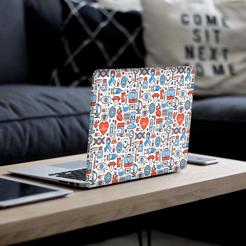 Med Icon Laptop Skin - Image 3