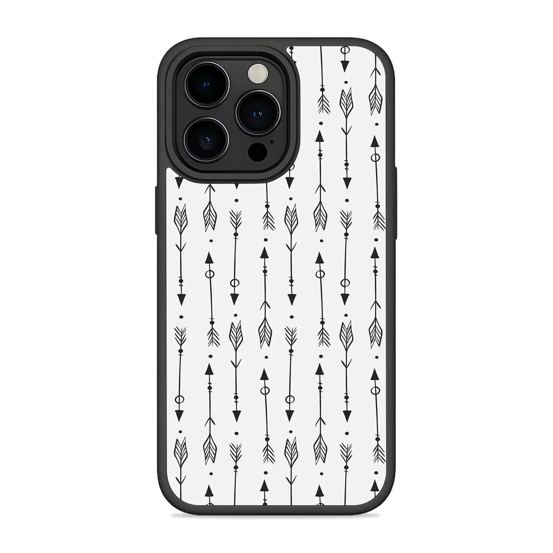 Metrical Arrow White Mobile Bumper Cover