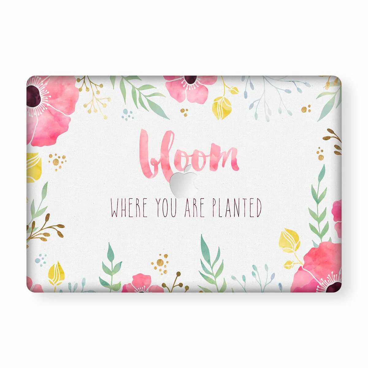 Bloom Where You Are Planted Macbook Skin