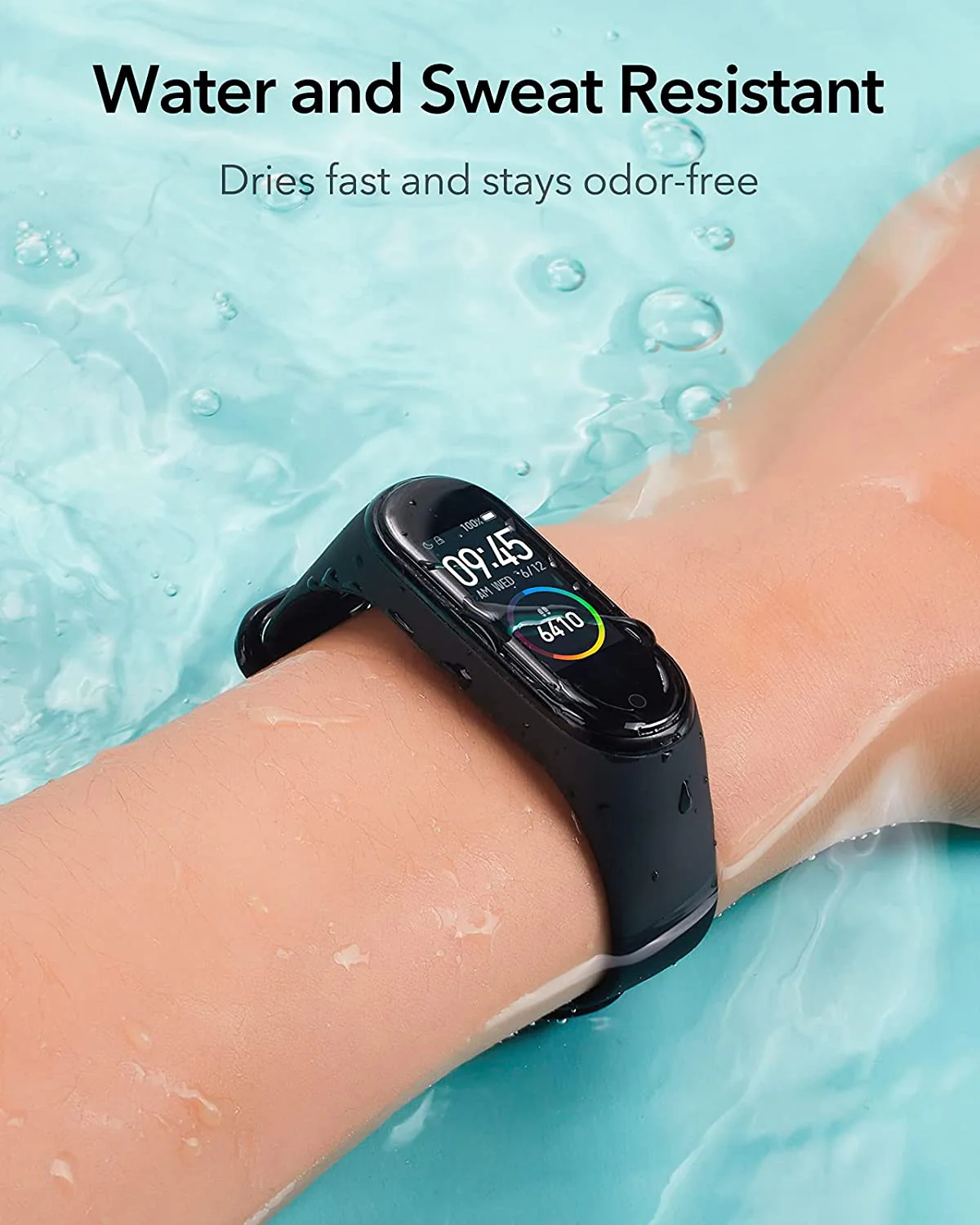 Mi Band Black Strap - Mi Band 3/4/5/6 - Image 3