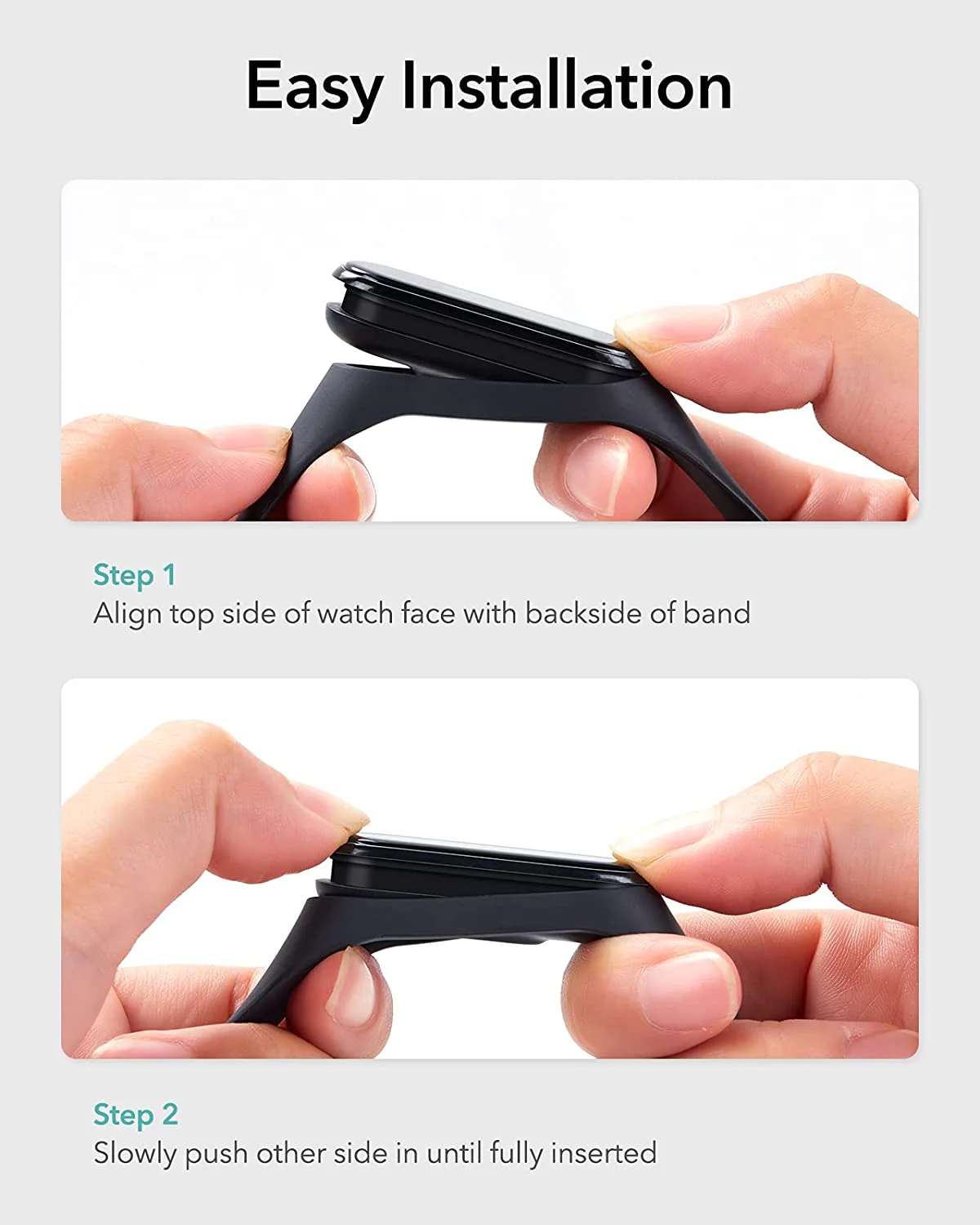 Mi Band Black Strap - Mi Band 3/4/5/6 - Image 5