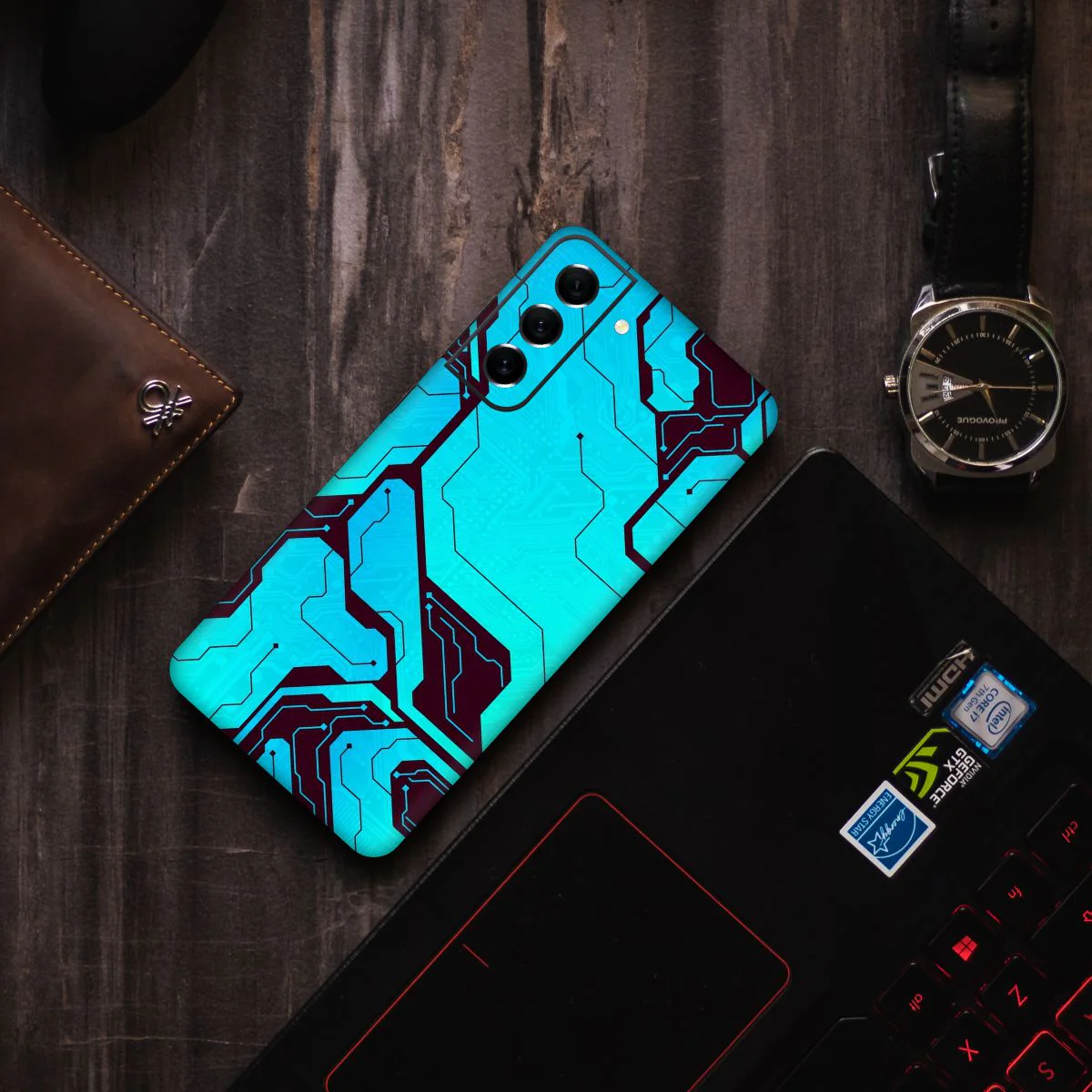 Cyber Circuit Mobile Skin - Jumbo X WrapCart