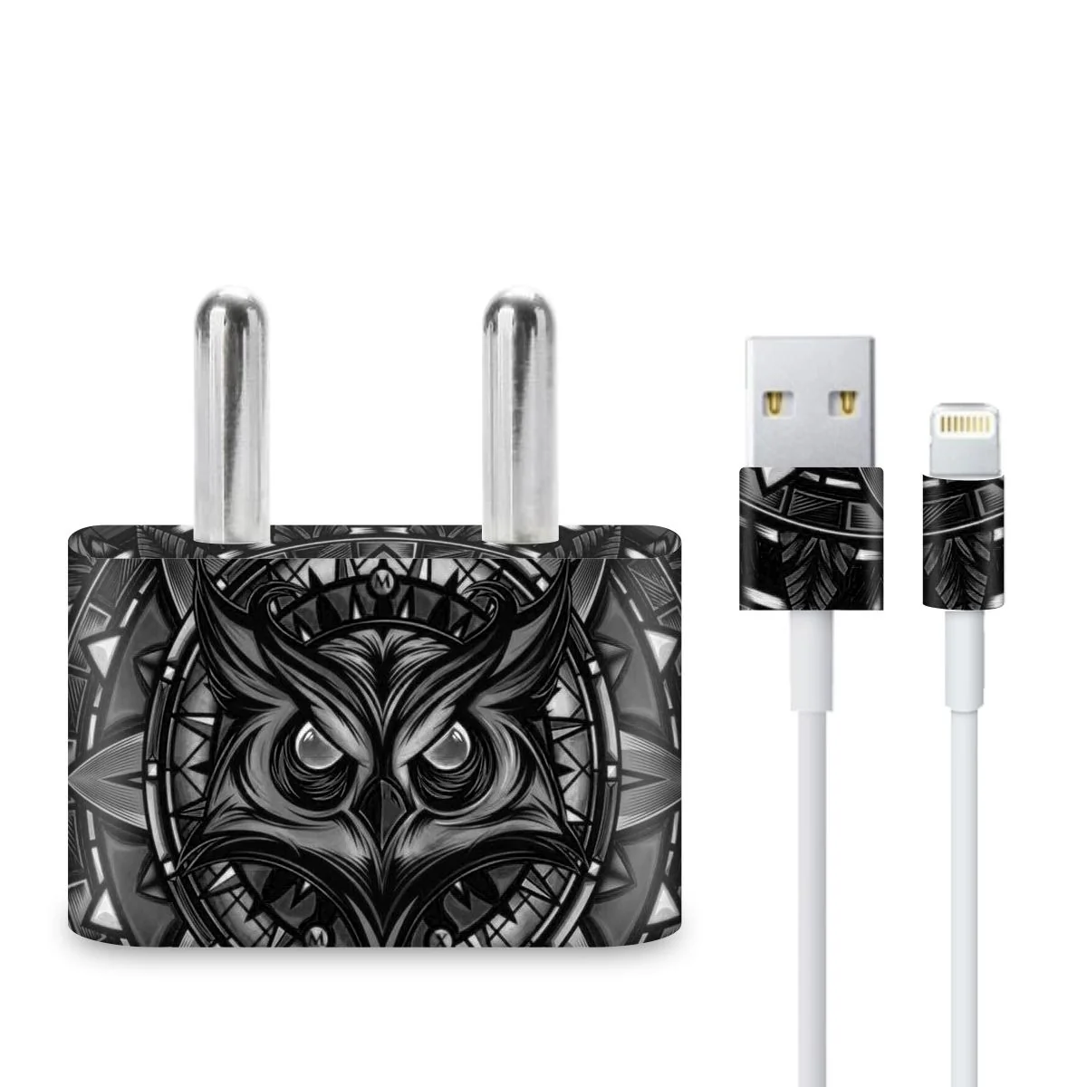 Mighty Owl Black Owl Charger Skin - Image 2