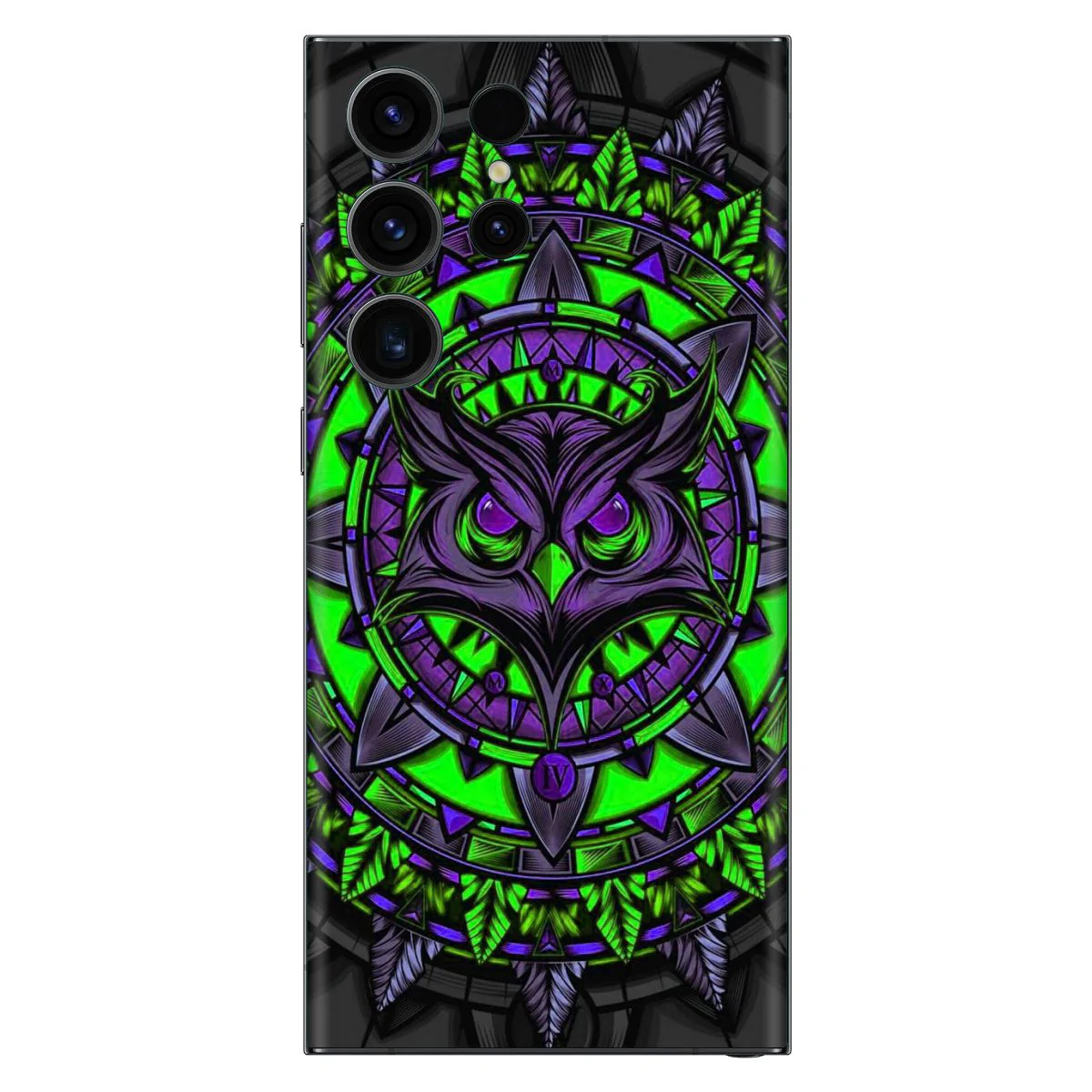 Mighty Owl Green Mobile Skin