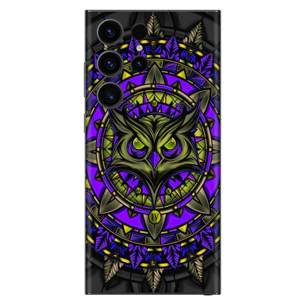 Mighty Owl Purple Mobile Skin