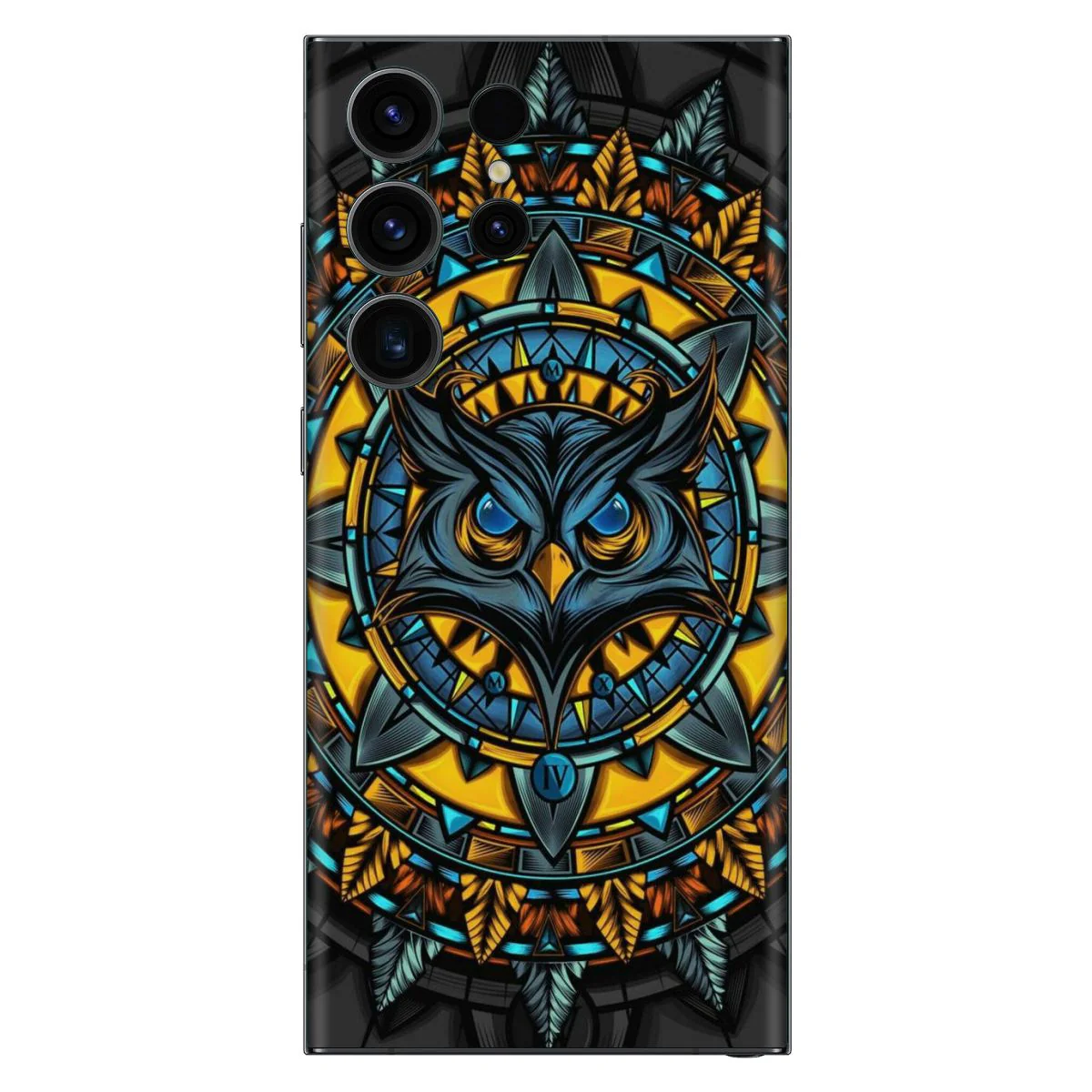 Mighty Owl Yellow Mobile Skin