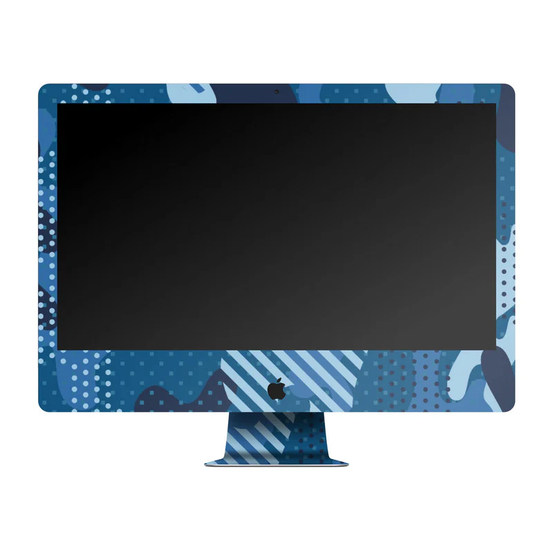 Military Blue Skin For Apple iMac