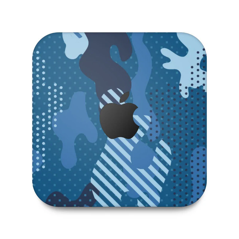 Military Blue Skin For Apple Mac Mini