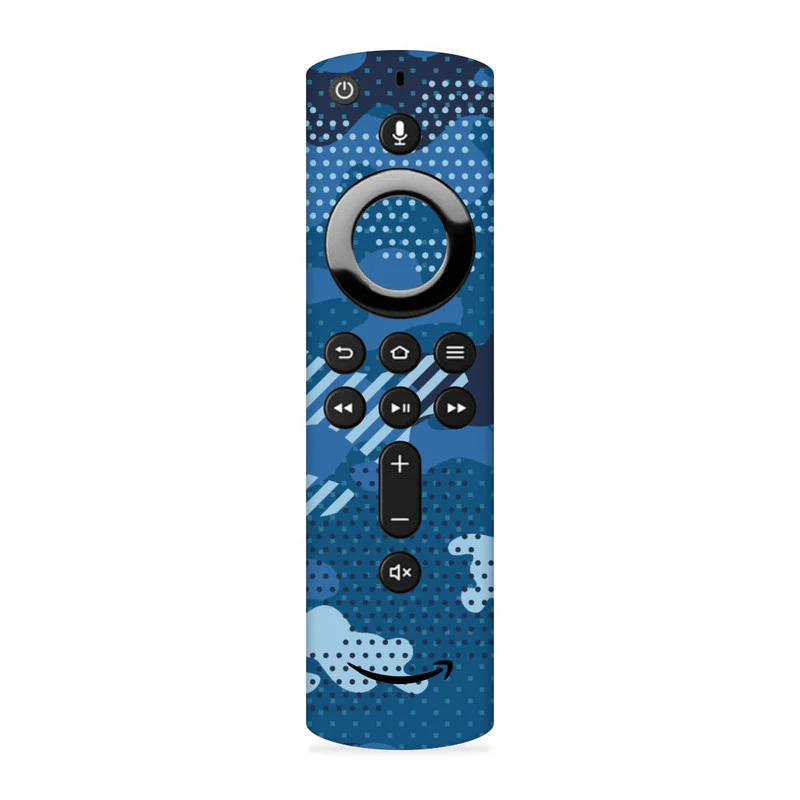 Military Blue Camo Skin For Fire TV Stick Remote