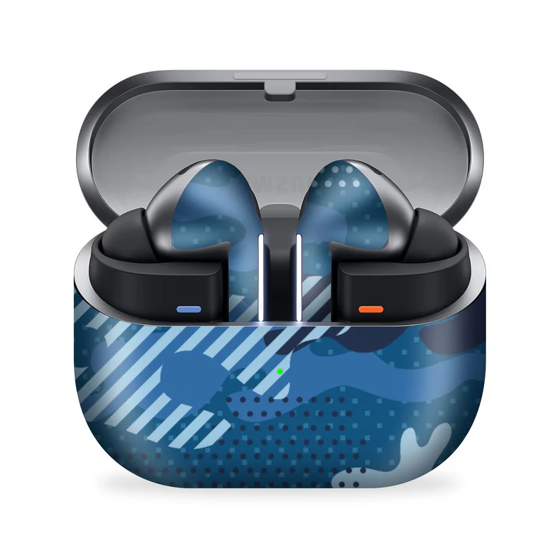 Military Blue Camo Samsung Galaxy Buds 3 Pro Skin