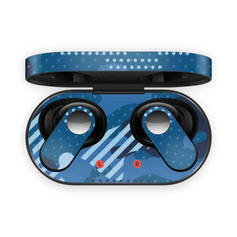 Military Blue Camo OnePlus Nord Buds Skin