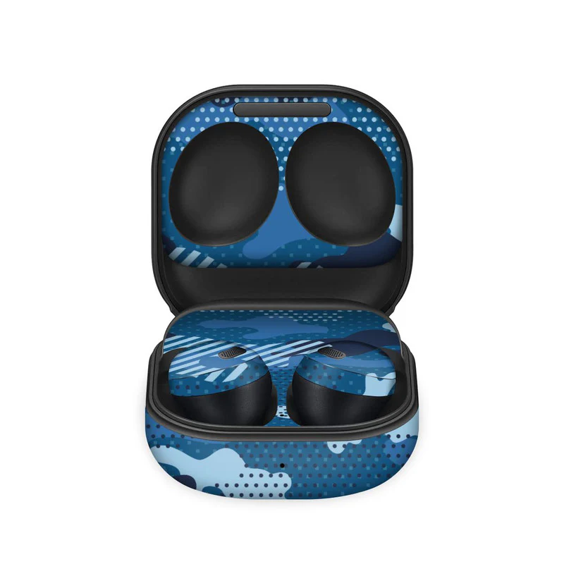 Military Blue Camo Skin For Samsung Galaxy Buds Pro