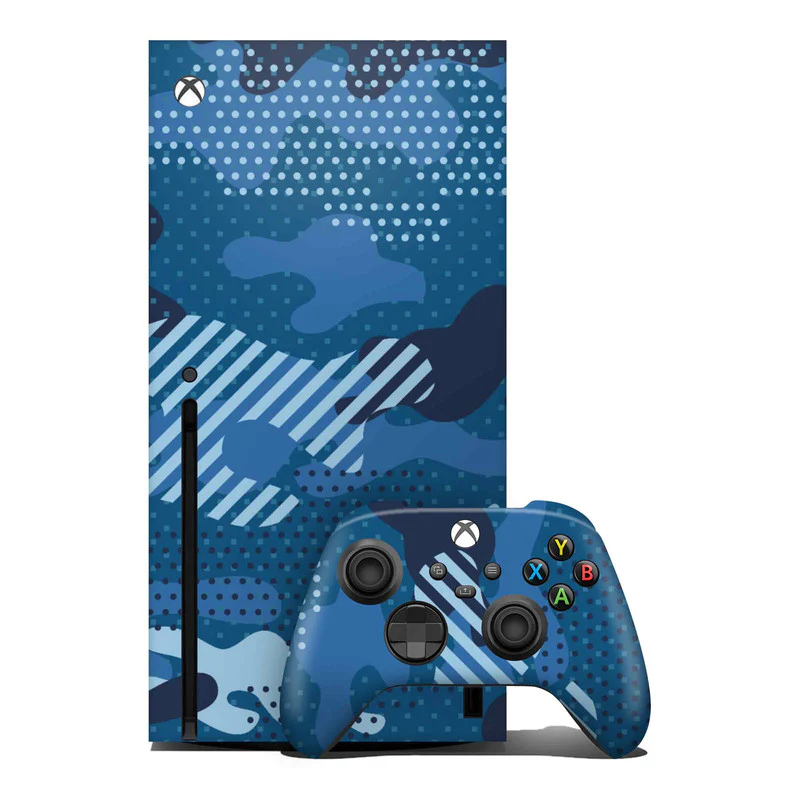Military Blue Xbox Skin