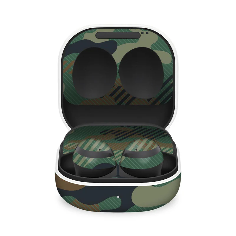 Military Green Camo Skin For Samsung Galaxy Buds 2