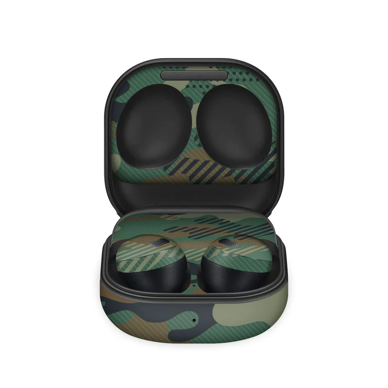 Military Green Camo Skin For Samsung Galaxy Buds Pro
