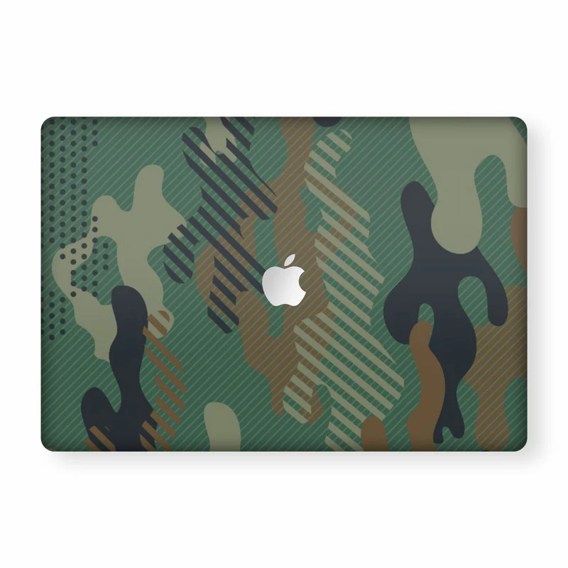 Macbook Military Green Laptop Skins - Image 2
