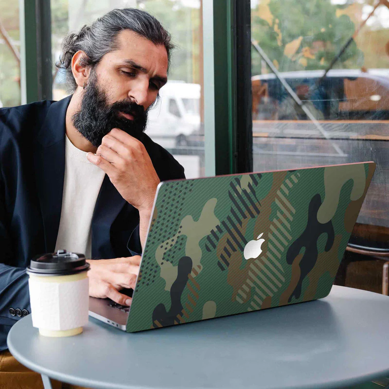 Macbook Military Green Laptop Skins - Image 4