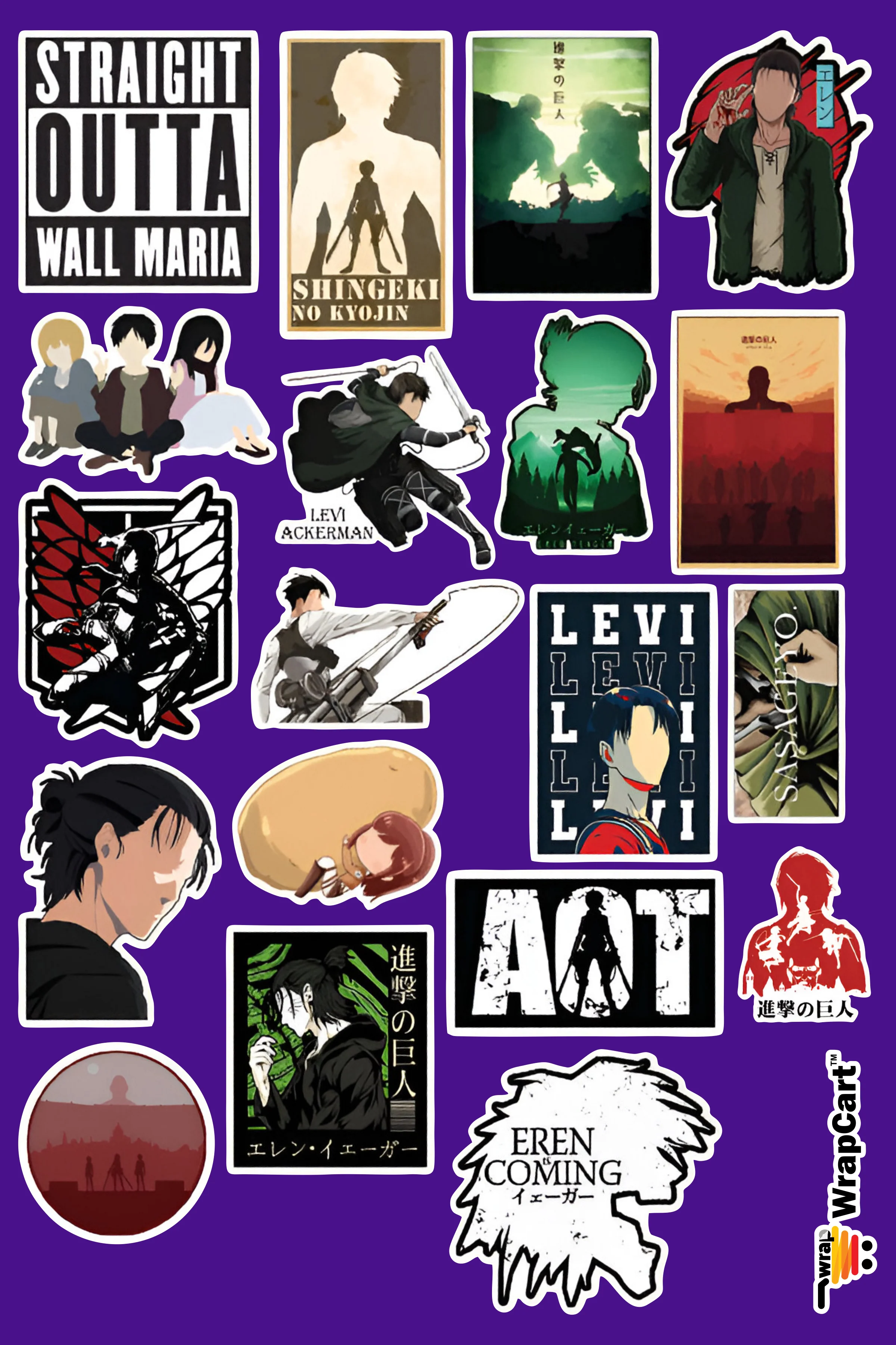 Mini Sticker Pack - AOT