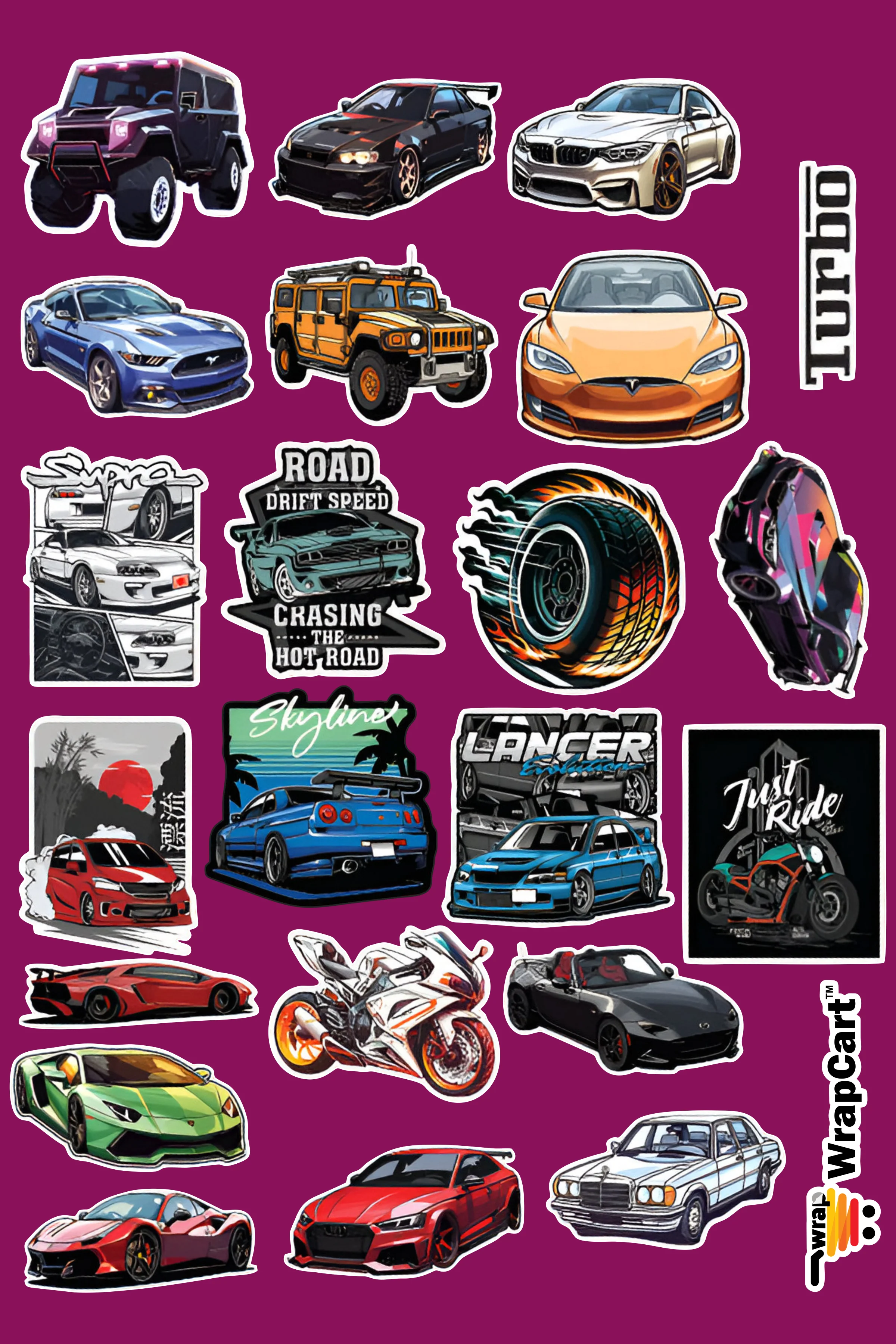 Mini Sticker Pack - Racing