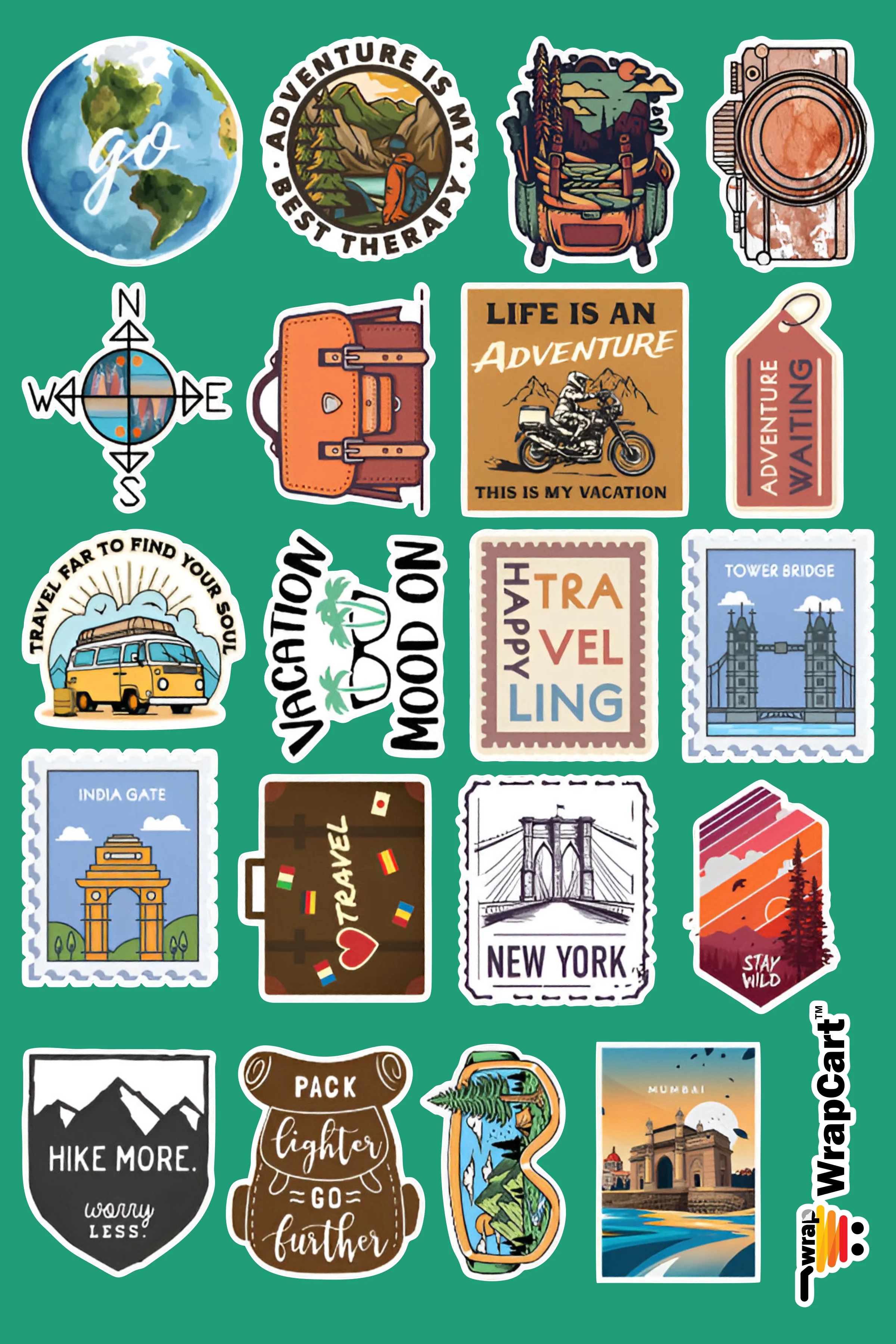 Mini Sticker Pack - Travel