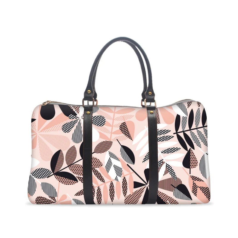 Minimal Floral Gym Bag