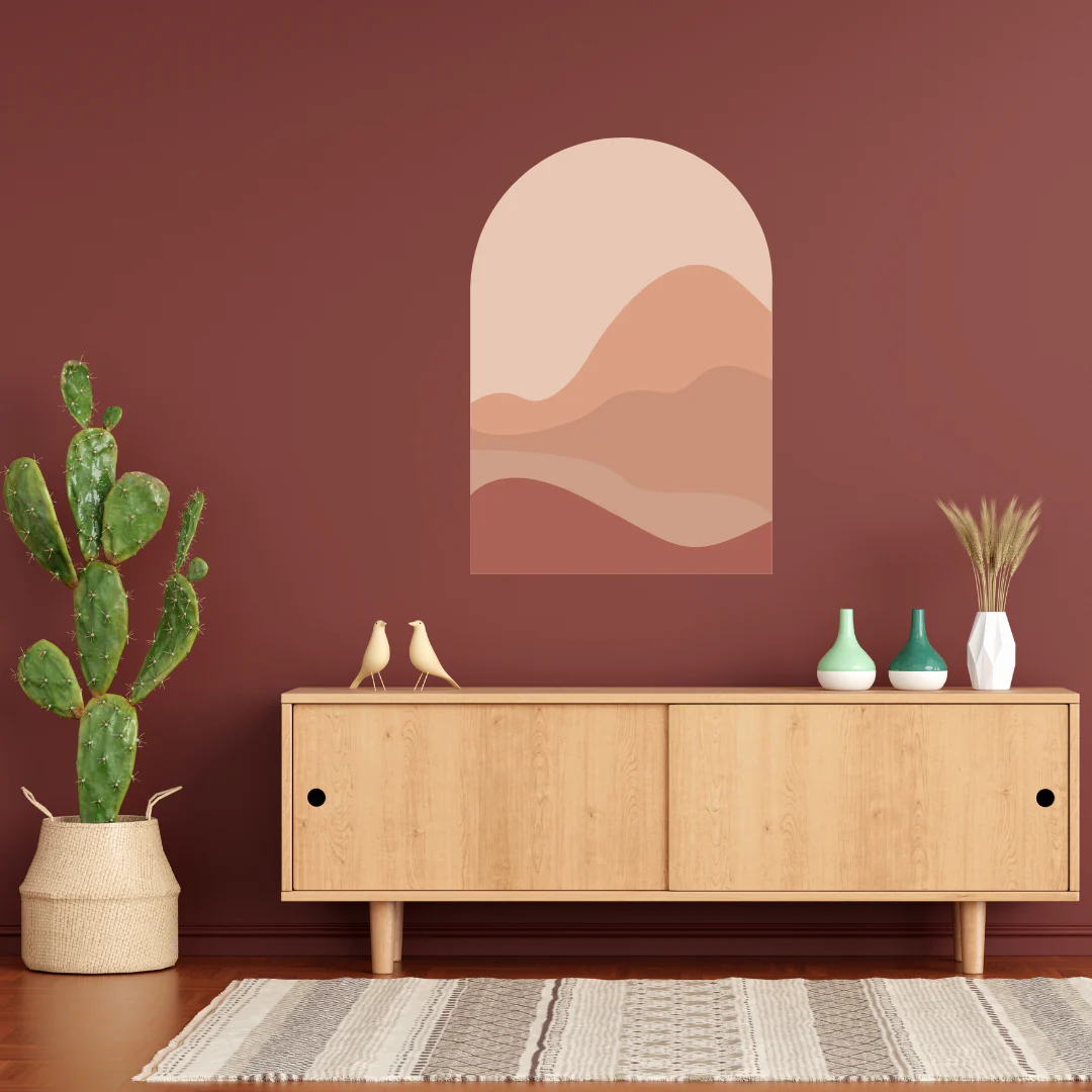 Minimalist Desert Wall Sticker