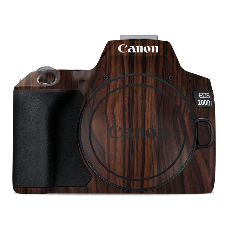 Mohogany Wood Camera Skins - Image 2