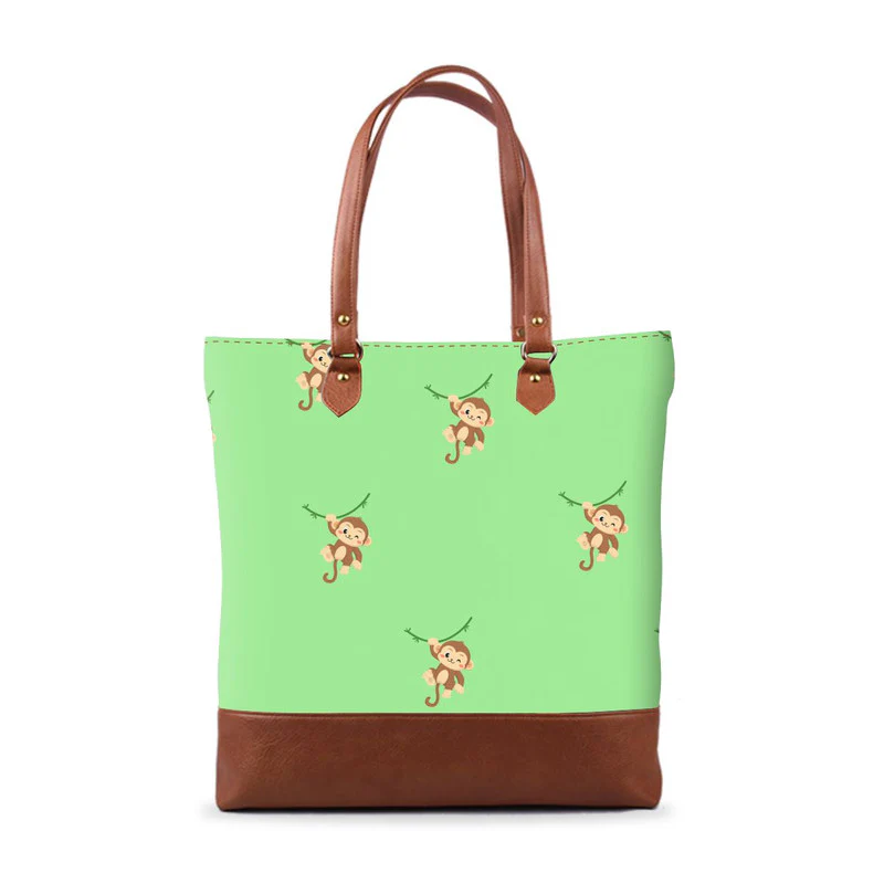 Monkey Art Tall Tote Bag
