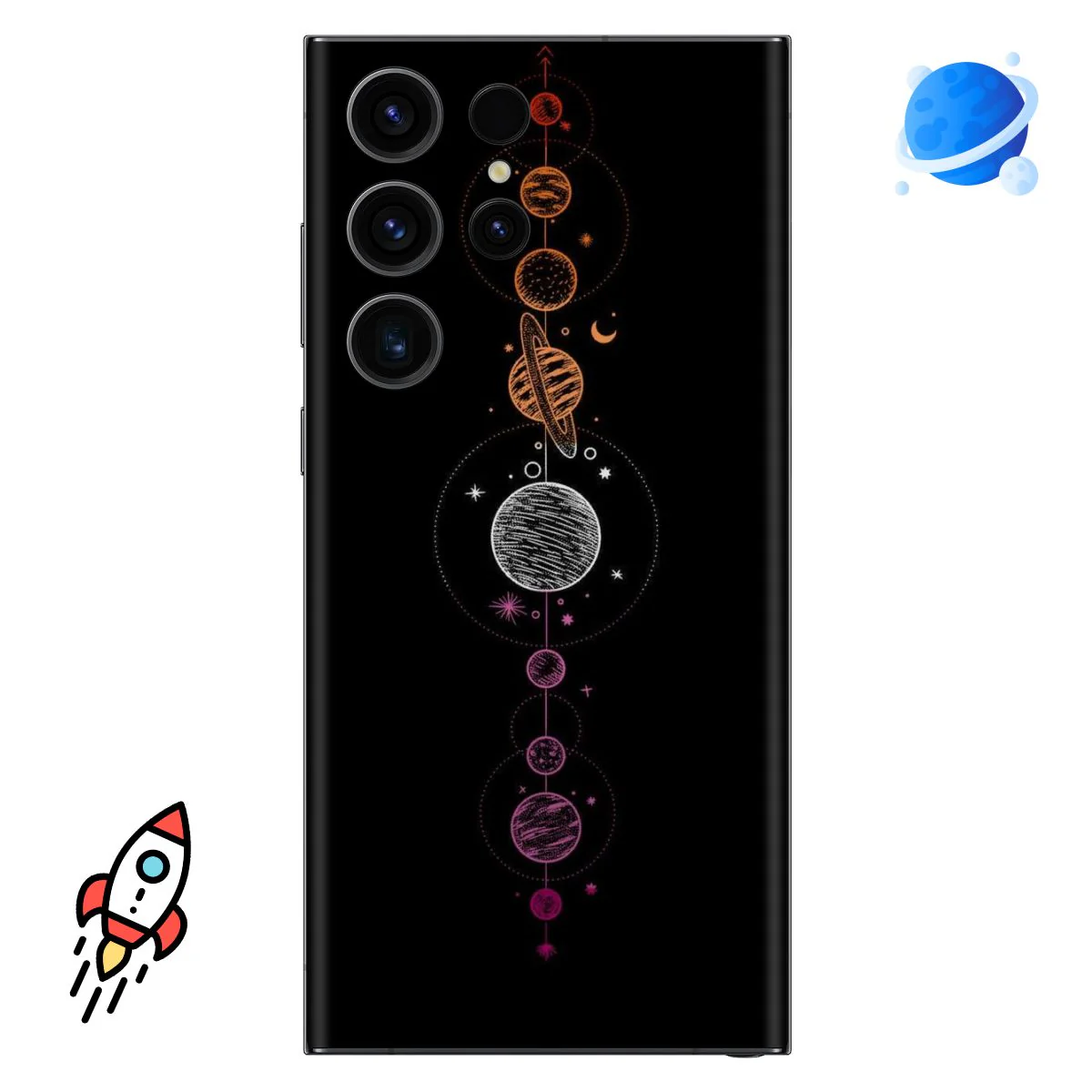 Moon Sign Mobile Skin