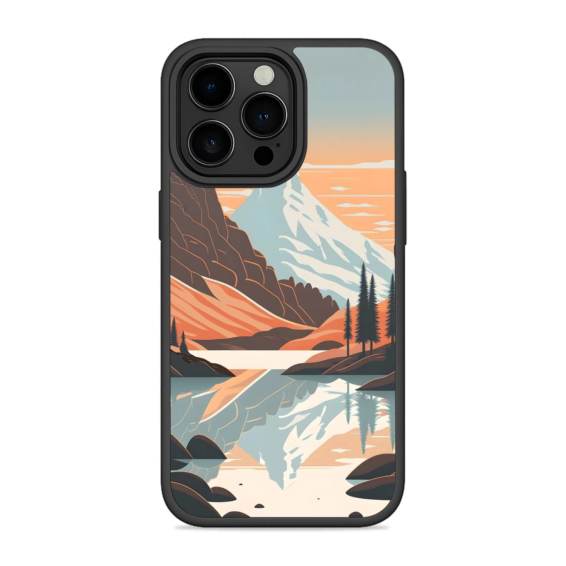 Mountains 3D Mobile Bumper Cover