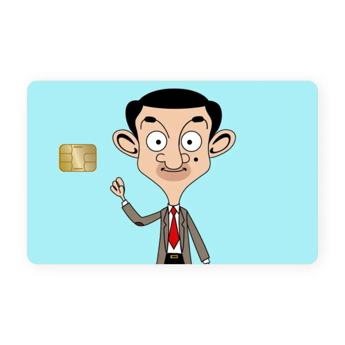 Mr Bean Cartoon Card